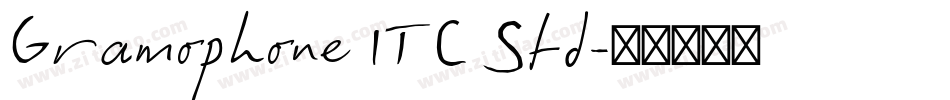 Gramophone ITC Std字体转换